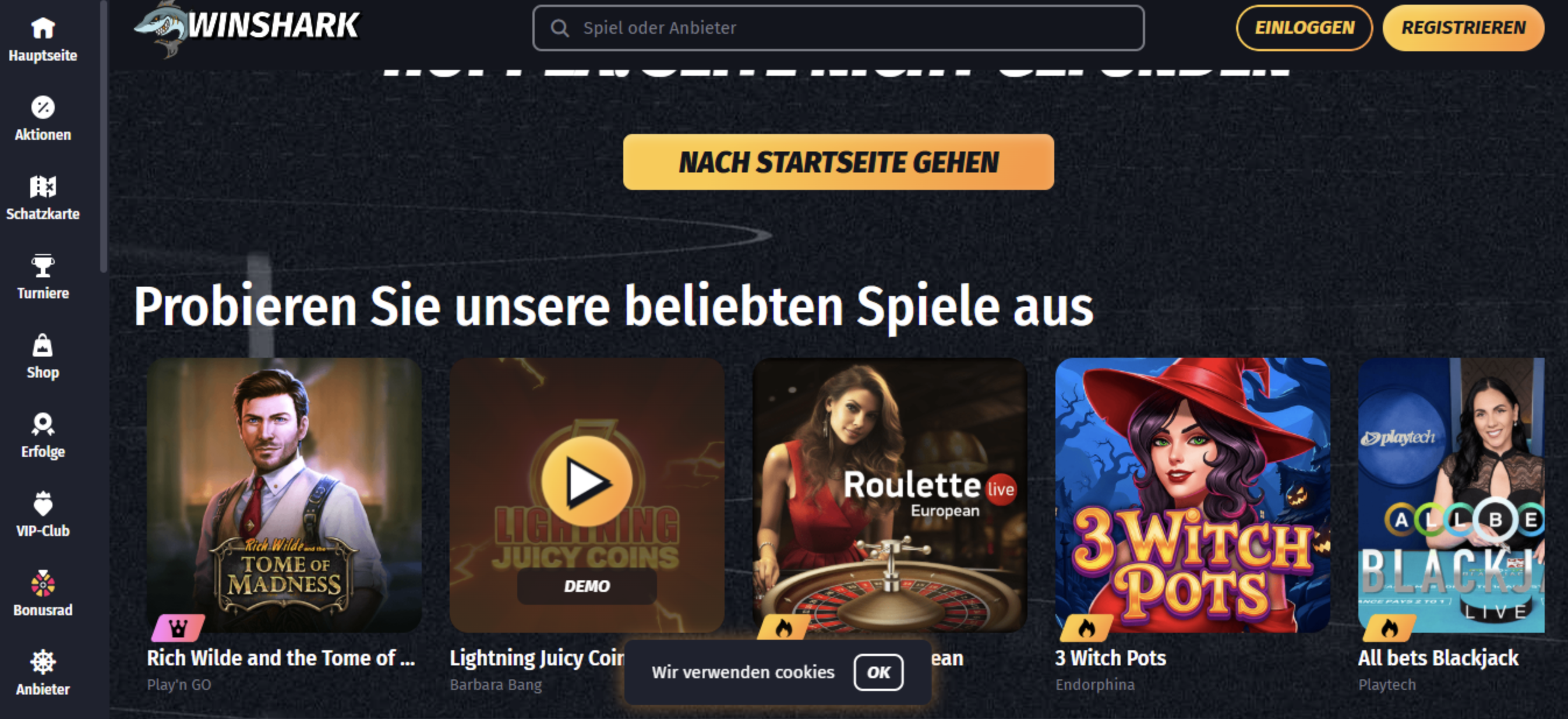 Winshark casino